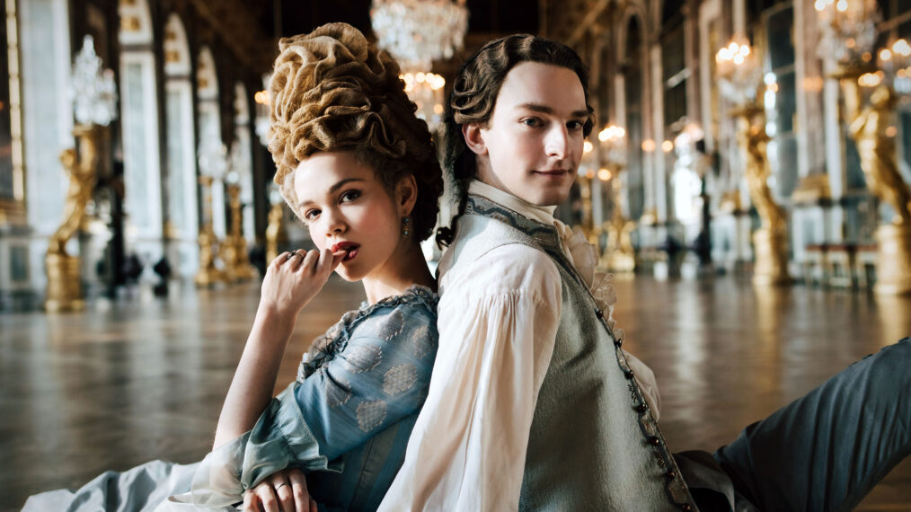 Emilia Schüle and Louis Cunningham in 'Marie Antoinette'