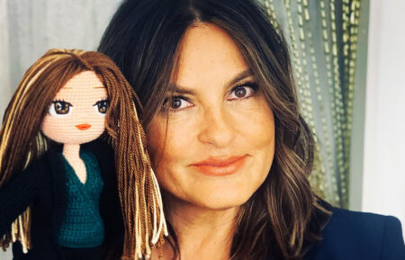 Mariska Hargitay and her look-a-like doll