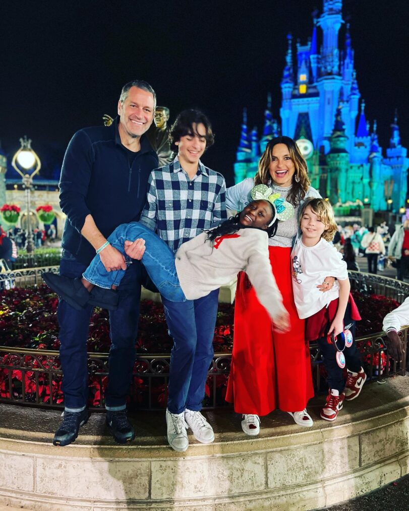 Mariska Hargitay and family as Disney