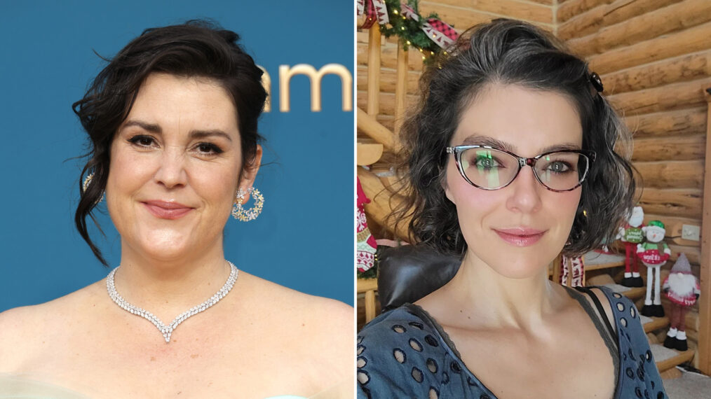 Melanie Lynskey and Adrianne Curry