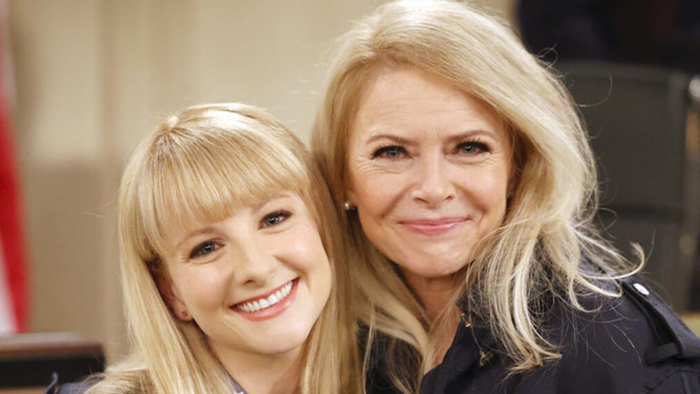 Melissa Rauch and Faith Ford in 'Night Court'