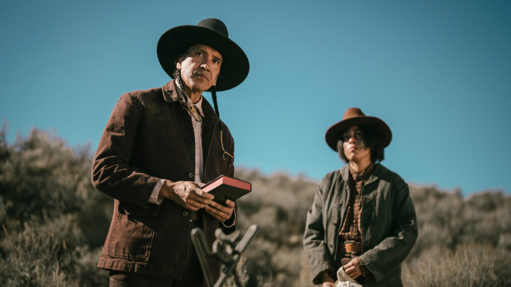 Michael Greyeyes & Aminah Nieves in '1923' Season 1 Episode 6