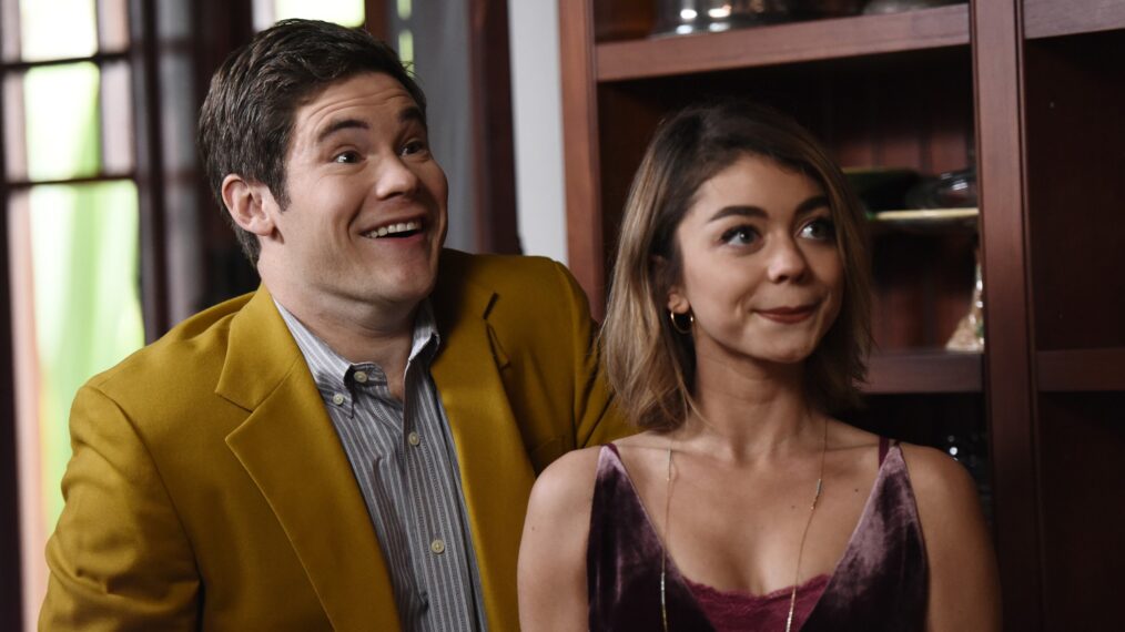 Adam Devine and Sarah Hyland in 'Modern Family'