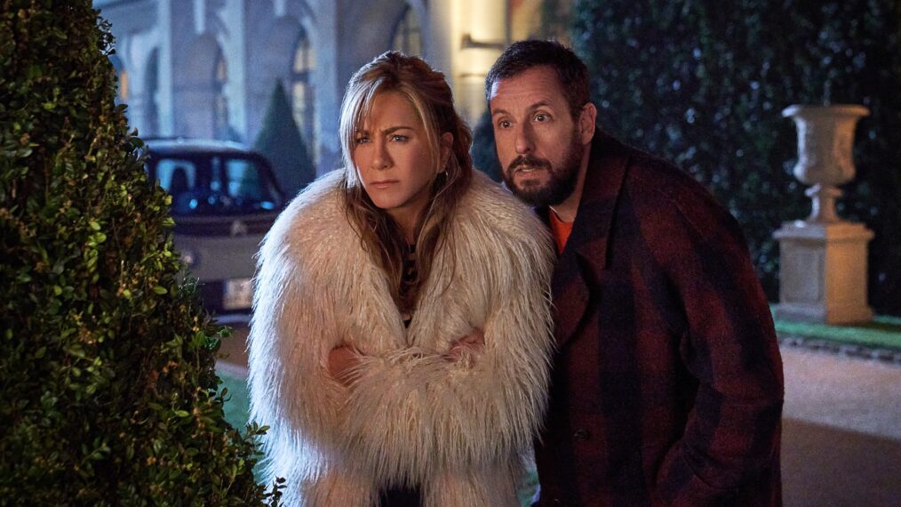 Jennifer Aniston and Adam Sandler in 'Murder Mystery 2'