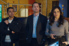 Wilmer Valderrama, Sean Murray, and Katrina Law in 'NCIS'