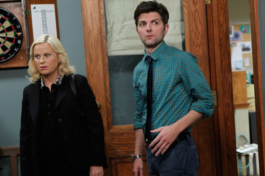 Amy Poehler and Adam Scott in 'Parks and Recreation'