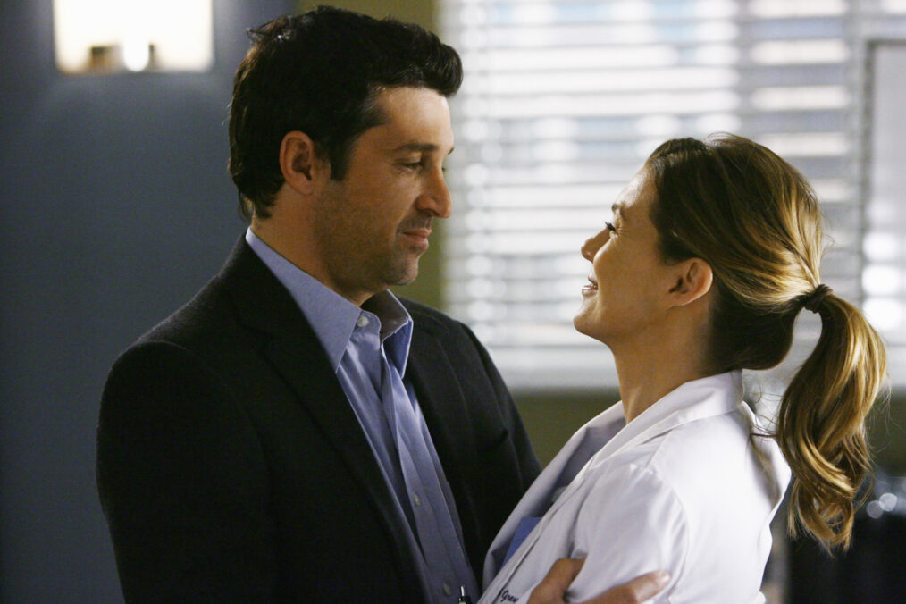 Patrick Dempsey and Ellen Pompeo in Grey's Anatomy