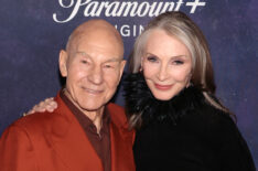 Patrick Stewart and Gates McFadden at Picard premiere