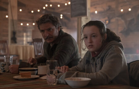 Pedro Pascal as Joel and Bella Ramsey as Ellie in 'The Last of Us'