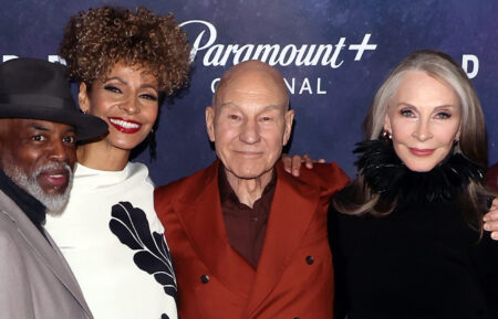 LeVar Burton, Michelle Hurd, Sir Patrick Stewart and Gates McFadden at Picard premiere