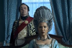Hugh Sachs and Golda Rosheuvel in 'Queen Charlotte: A Bridgerton Story'
