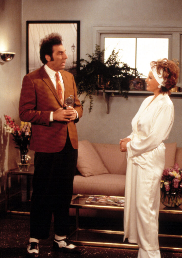 Michael Richards & Raquel Welch in 'Seinfeld,' 1997
