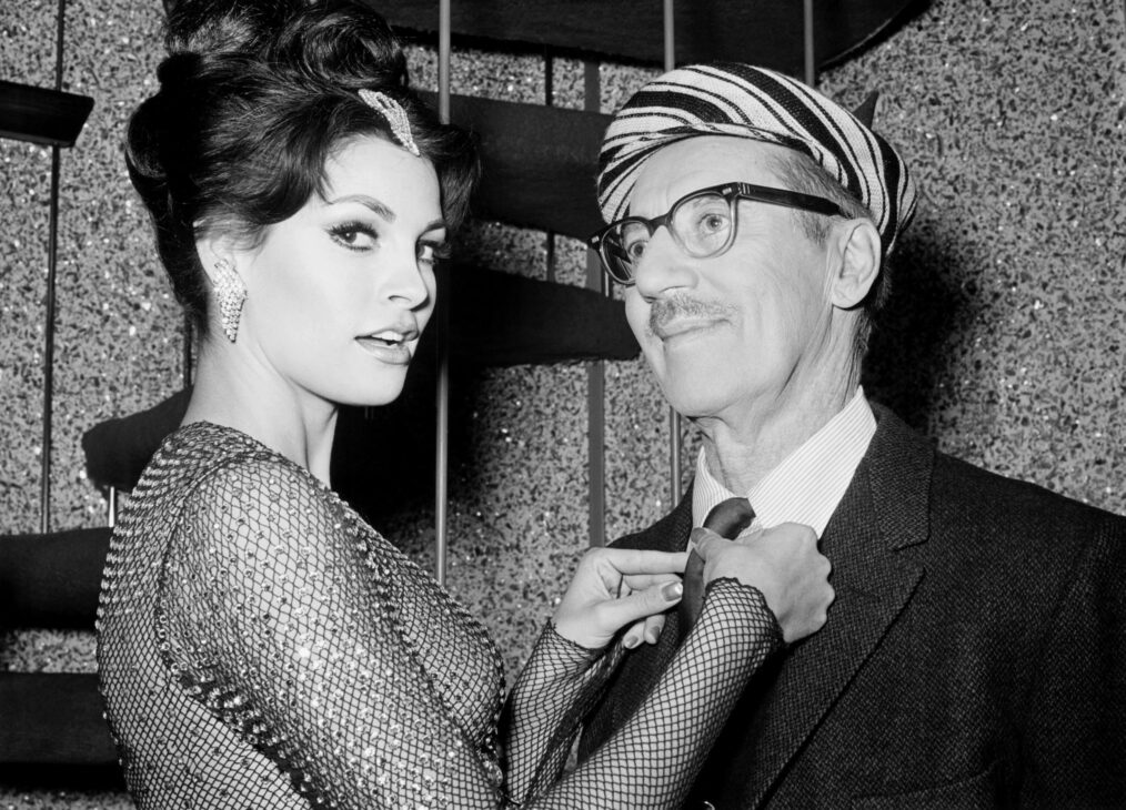 Raquel Welch & Groucho Marx in 'The Hollywood Palace,' 1967