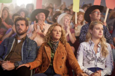 Beau Mirchoff, Nancy Travis, and Tiera Skovbye in 'Ride'