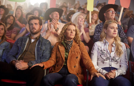 Beau Mirchoff, Nancy Travis, and Tiera Skovbye in 'Ride'