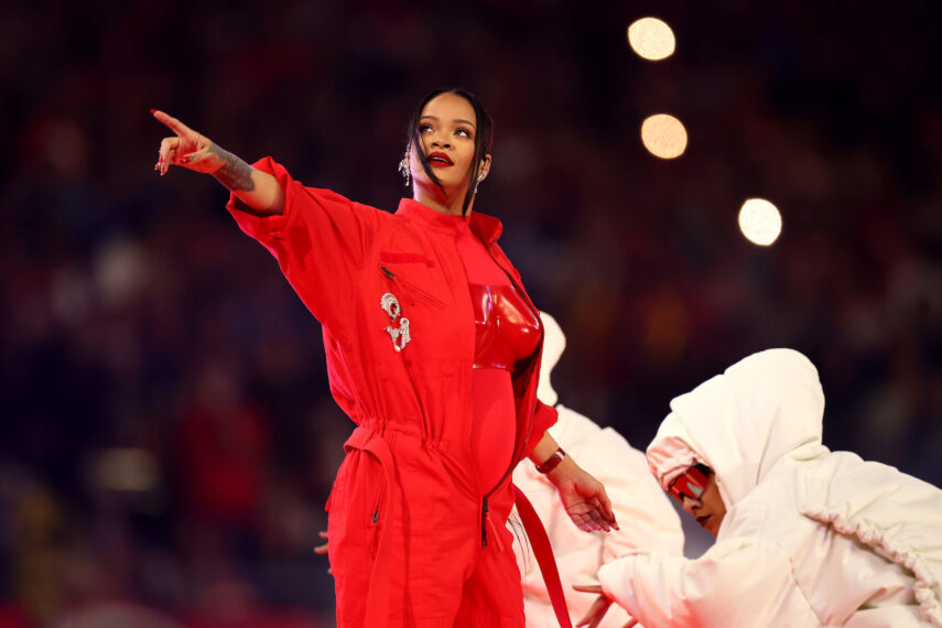 Rihanna at the Super Bowl LVII Halftime Show