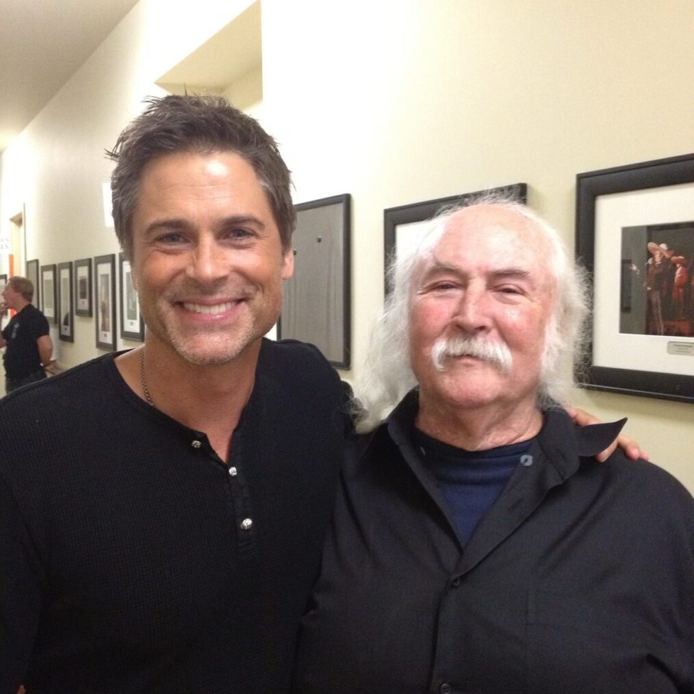 Rob Lowe and Dave Crosby