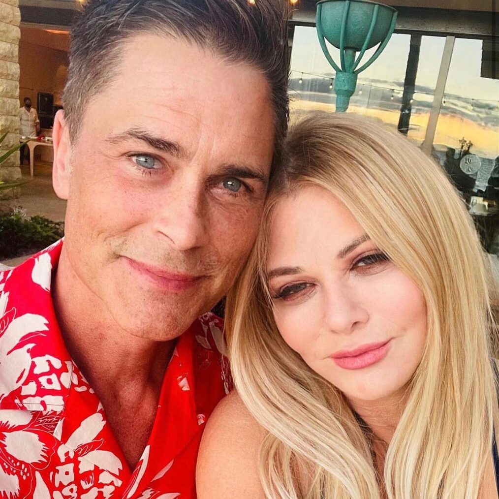Rob Lowe and his wife