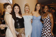 Caitlin Reilly, Megan Stalter, Lisa Gilroy, D'Arcy Carden and Ayo Edebiri attend the 29th Annual Screen Actors Guild Awards