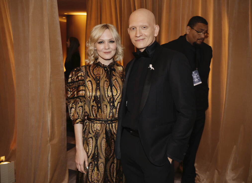 Louisa Krause and Anthony Carrigan attend the 29th Annual Screen Actors Guild Awards