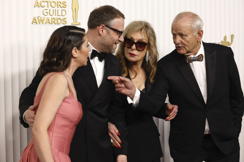 Lauren Miller Rogen, Seth Rogen, Jeannie Berlin, and Bill Murray attend the 29th Annual Screen Actors Guild Awards