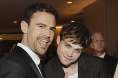 Theo James and Leo Woodall attend the 29th Annual Screen Actors Guild Awards