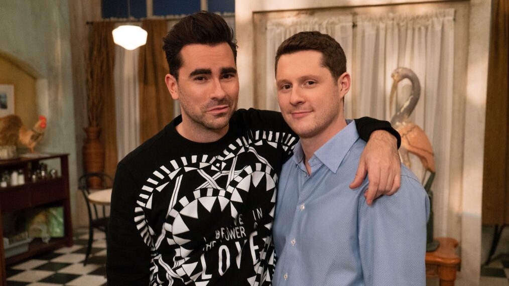 Daniel Levy and Noah Reid in 'Schitt's Creek'