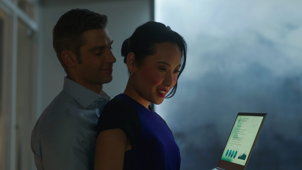 Mike Vogel & Li Jun Li in 'Sex/Life' Season 2