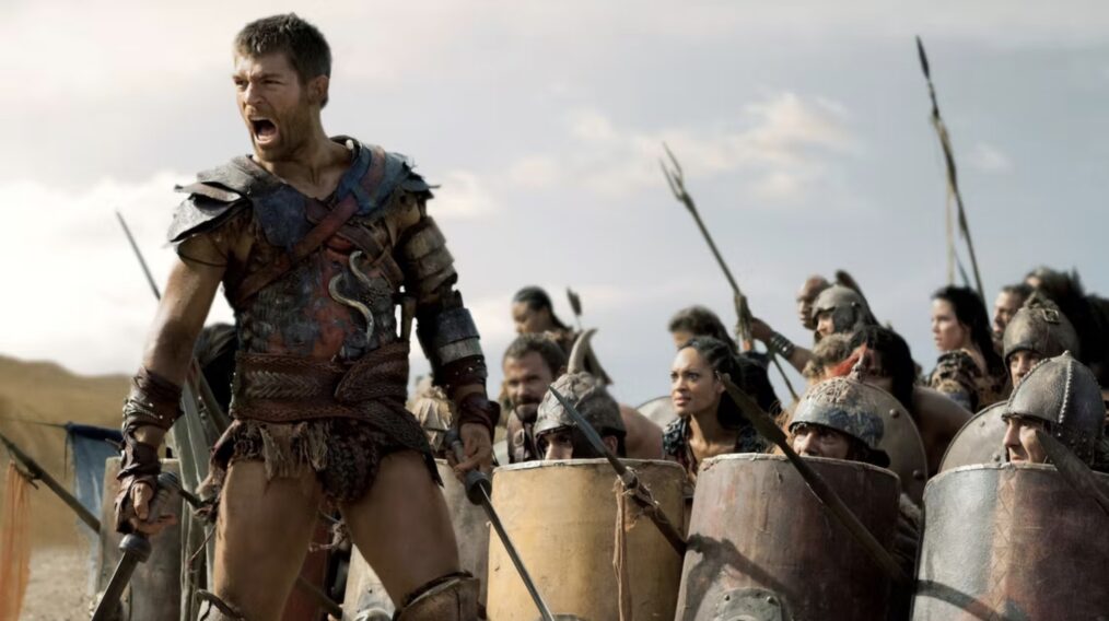 Andy Whitfield in 'Spartacus'