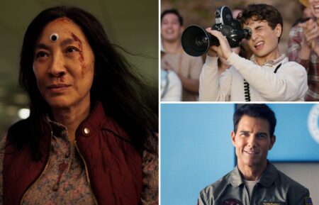 Oscars 2023 Best Picture nominees 'Everything Everywhere All at Once,' 'The Fabelmans,' and 'Top Gun: Maverick'