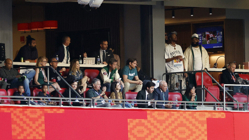 Bradley Cooper at Super Bowl LVII