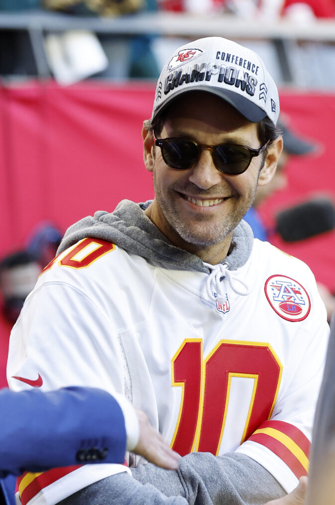 Paul Rudd at Super Bowl LVII