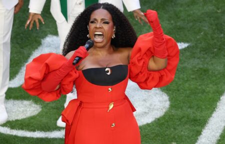 Sheryl Lee Ralph at the Super Bowl