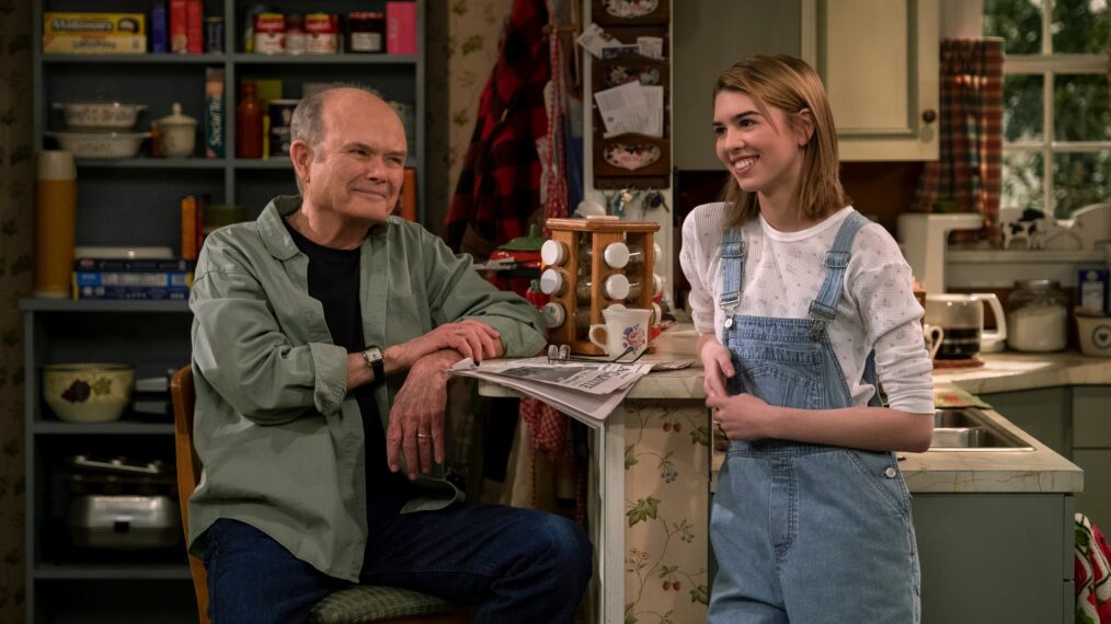 Kurtwood Smith and Callie Haverda in 'That '90s Show' Season 1