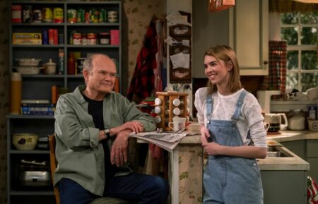 Kurtwood Smith and Callie Haverda in 'That '90s Show' Season 1