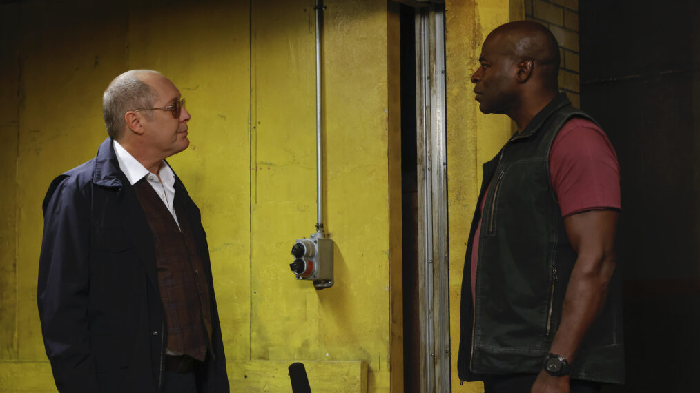 James Spader and Hisham Tawfiq in 'The Blacklist'