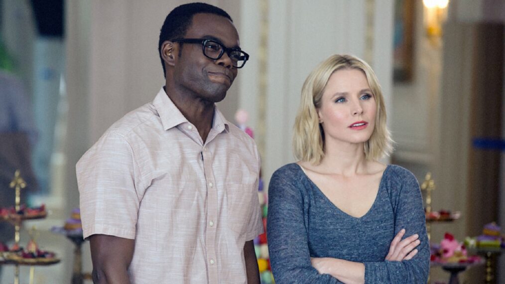 William Jackson Harper and Kristen Bell in 'The Good Place' - Season 1, Episode 7 - 'The Eternal Shriek'