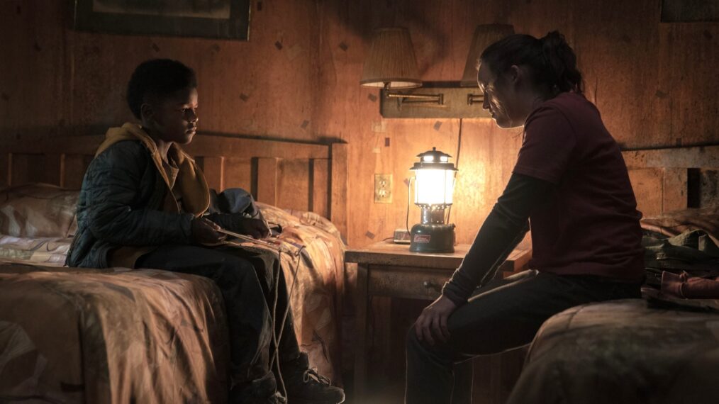 Keivonn Woodard and Bella Ramsey in 'The Last of Us'