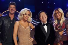 Robin Thicke, Jenny McCarthy Wahlberg, Ken Jeong and Nicole Scherzinger in 'The Masked Singer' Season 9