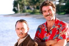 John Hillerman and Tom Selleck in 'Magnum P.I.'