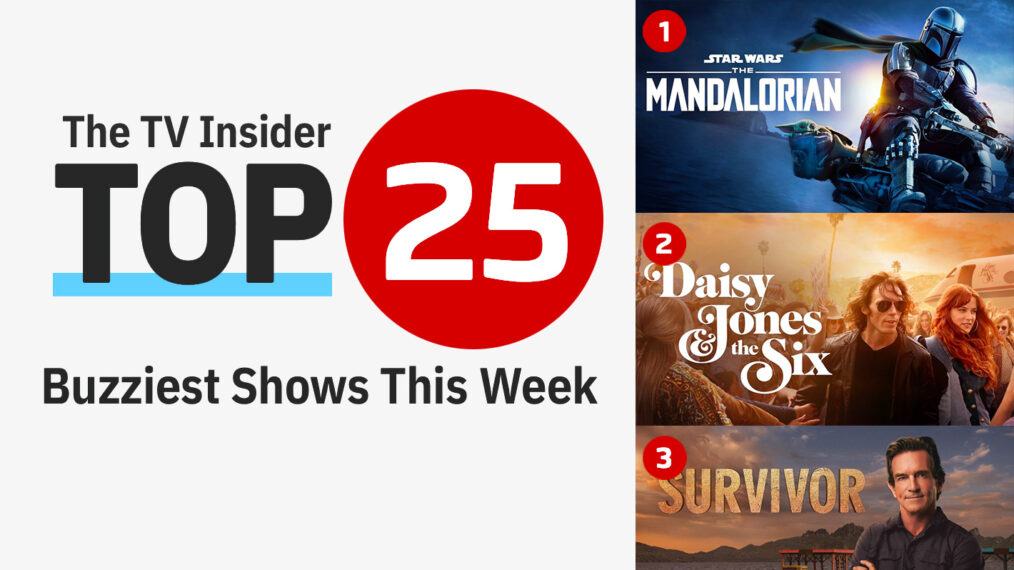 'The Mandalorian,' 'Daisy Jones & the Six,' and 'Survivor'