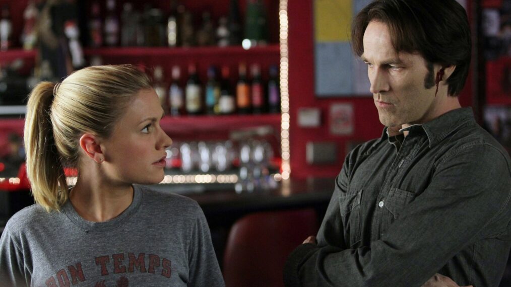 Anna Paquin and Stephen Moyer in True Blood - Season 3 -'Evil Is Going On'