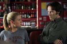 Anna Paquin and Stephen Moyer in True Blood - Season 3 -'Evil Is Going On'