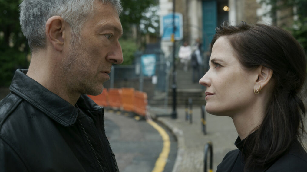 Vincent Cassel y Eva Green en Liaison de Apple