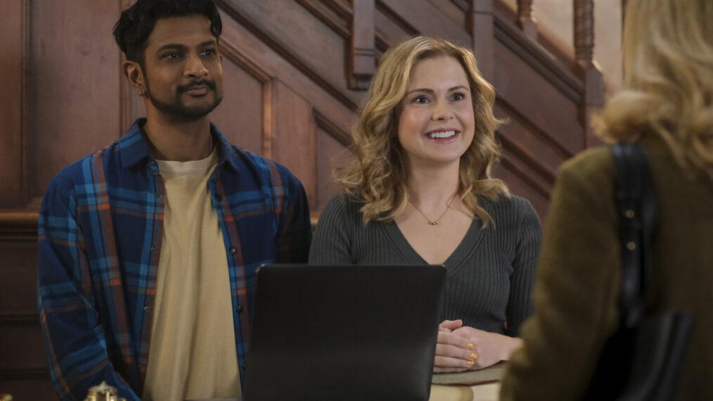 Utkarsh Ambudkar and Rose McIver in Ghost