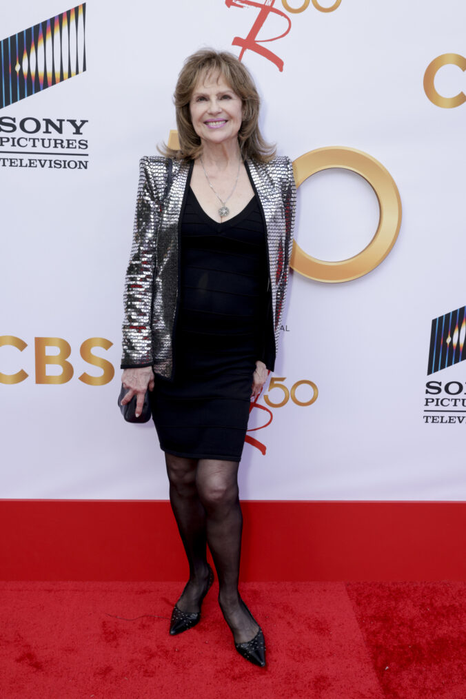 Janice Lynde arrives at 'The Young and The Restless' 50th Anniversary celebration