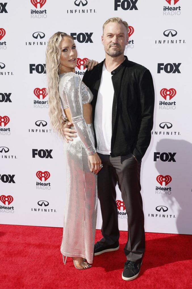 Sharna Burgess and Brian Austin Green at the 2023 iHeart Radio Music Awards