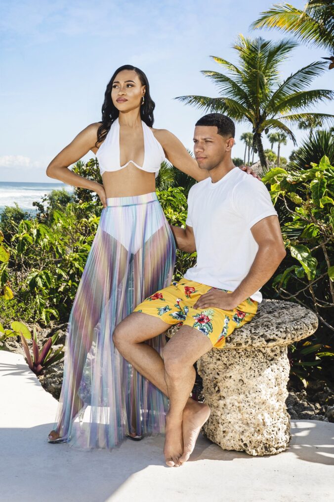 April and Valentine in 'Love in Paradise' Season 3