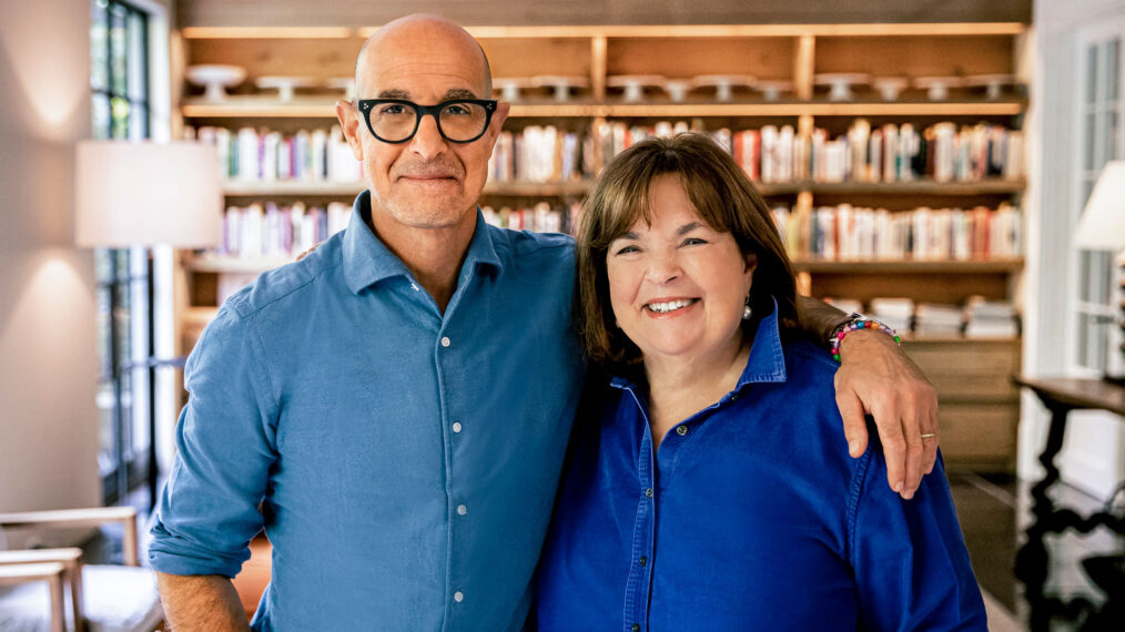 Stanley Tucci and Ina Garten in 'Be My Guest With Ina Garten'