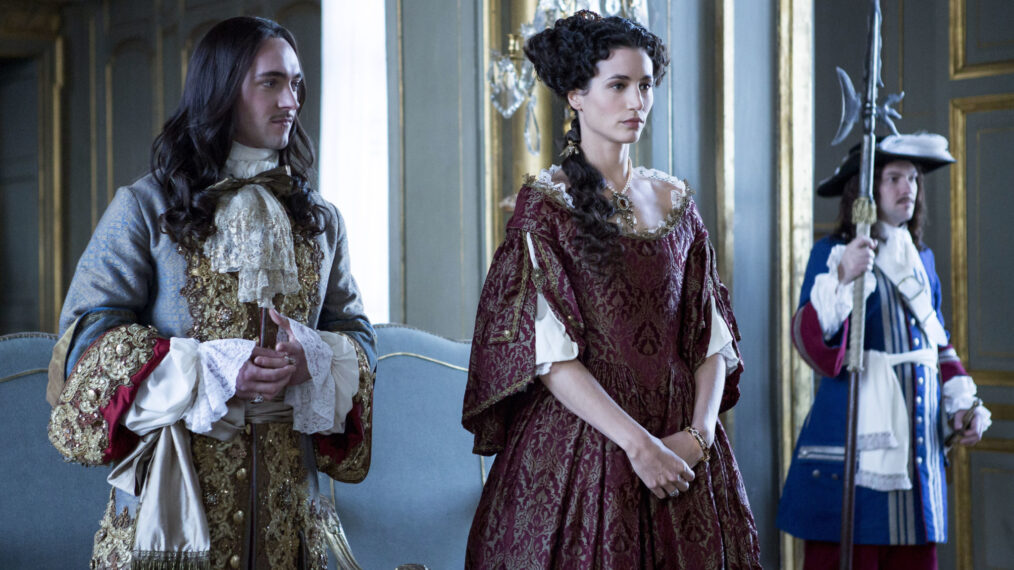 Versailles - Season 1, Episode 3 - George Blagden as Louis XIV and Elisa Lasowski as Marie-Thérèse